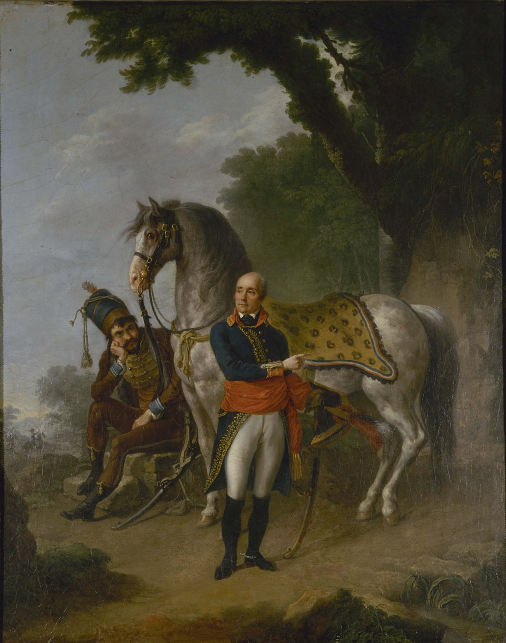 Portret van Generaal Joseph Marie Servan de Gerbey door Louis Lafitte