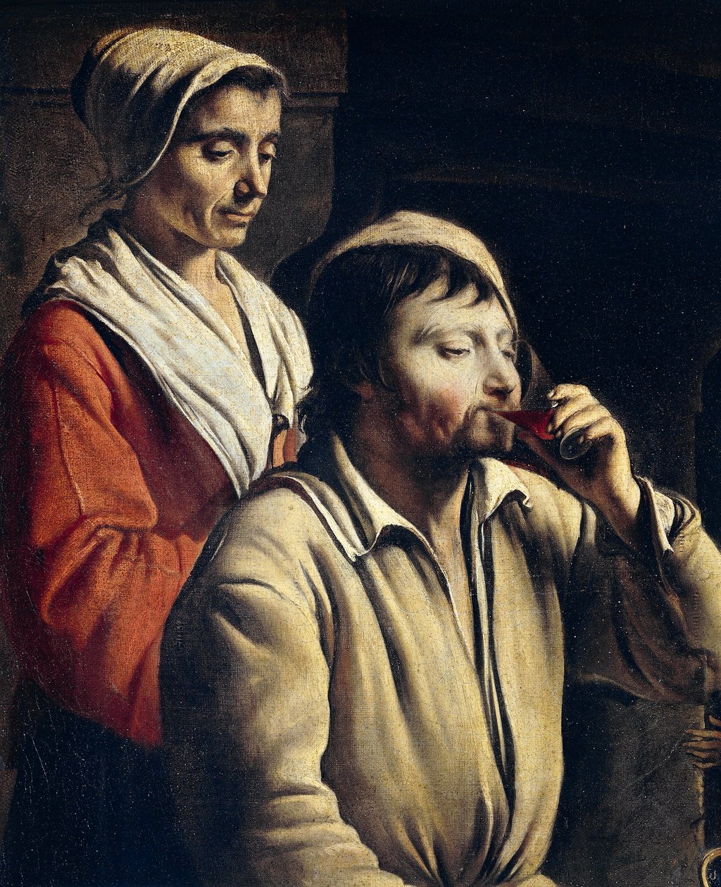 Boerenmaaltijd door Louis le Nain
