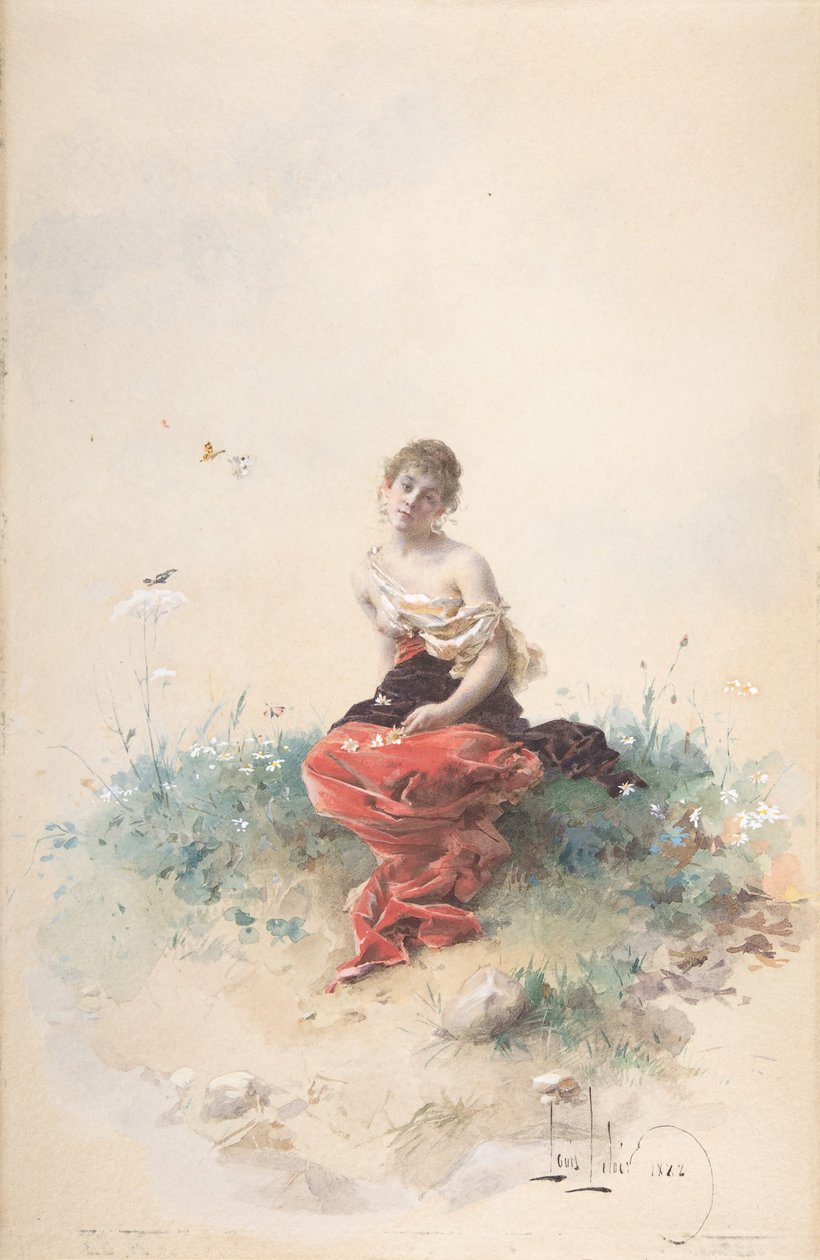 Vrouwelijke figuur door Louis Leloir