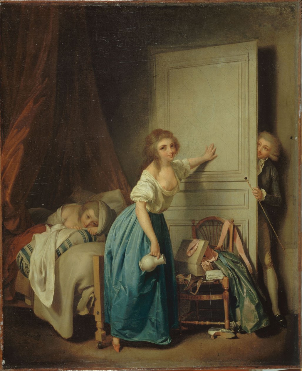 De indiscrete door Louis Leopold Boilly