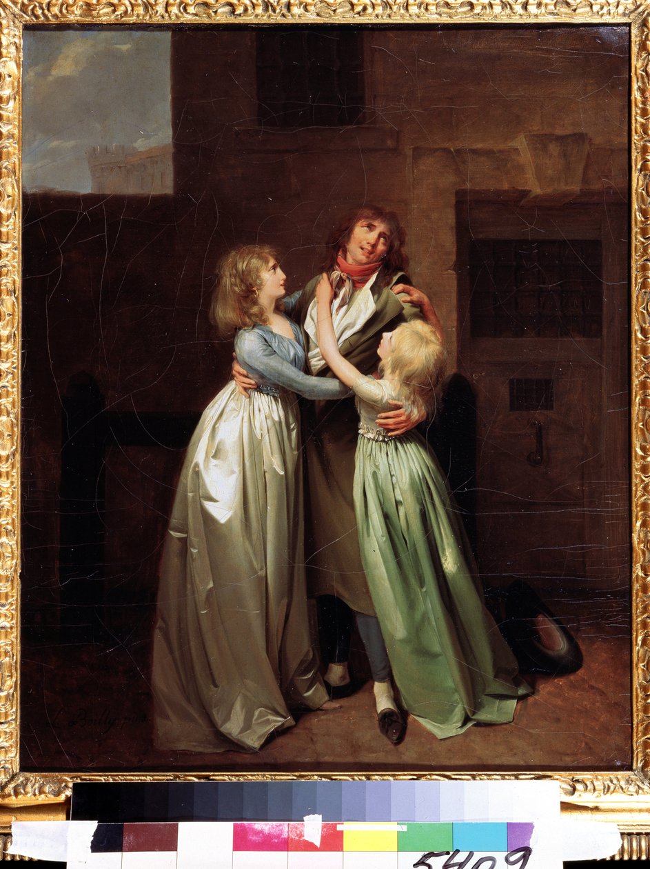 Het pijnlijke afscheid door Louis Leopold Boilly
