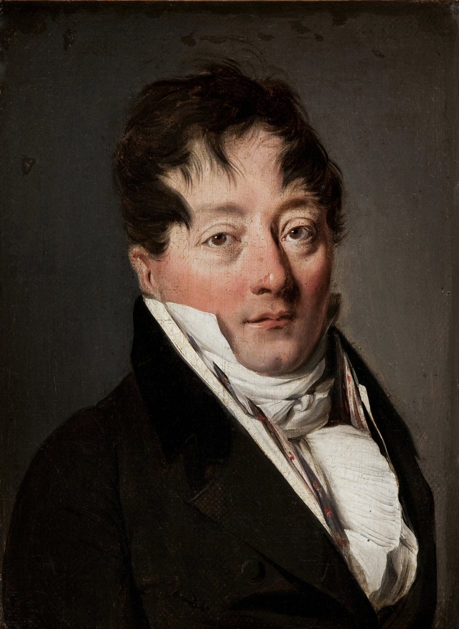 Portret van Alexandre Balthazar Laurent Grimod de la Reynière 1758-1837 door Louis Leopold Boilly