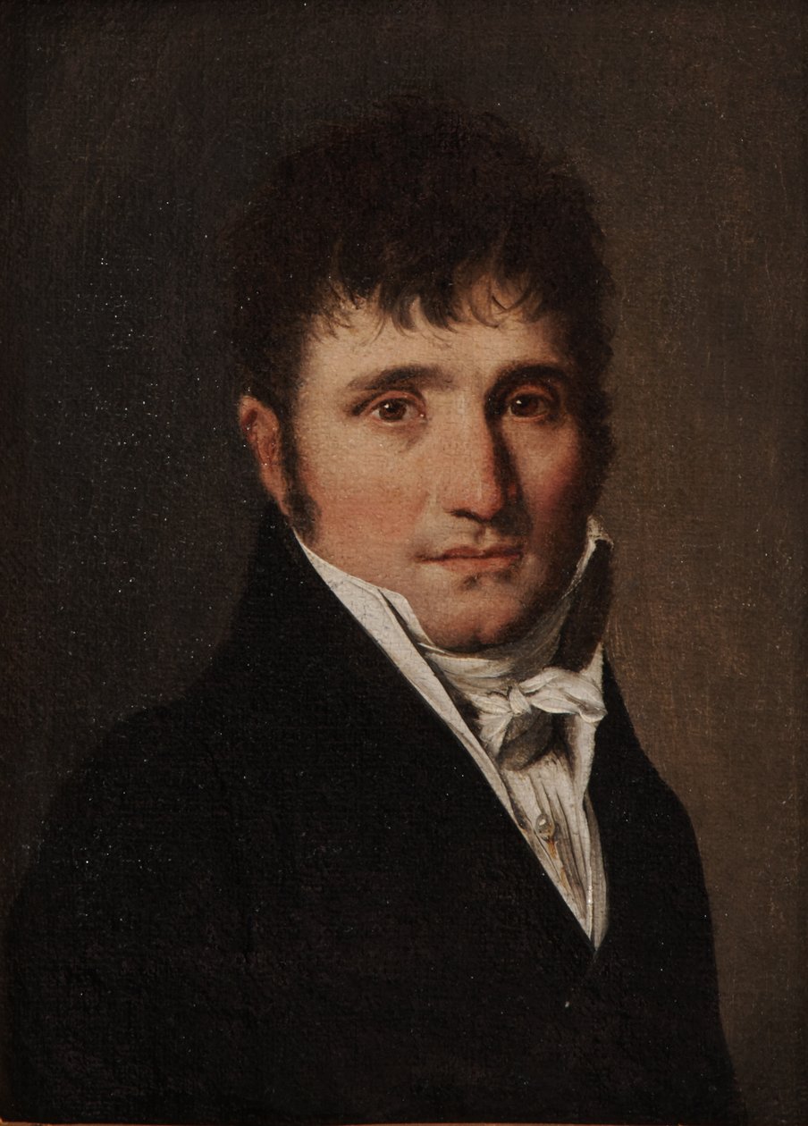 Portret van een man door Louis Leopold Boilly