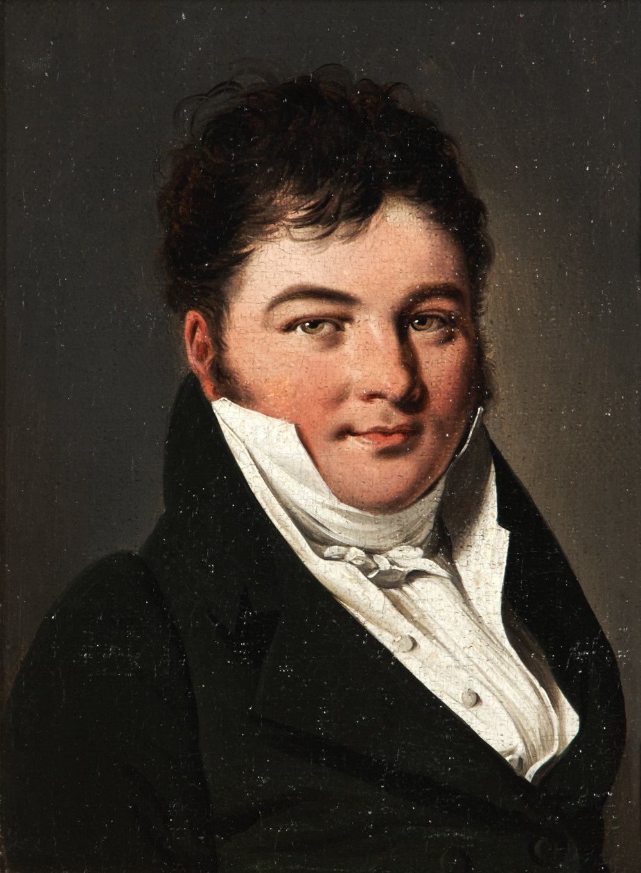 Portret van een man door Louis Leopold Boilly