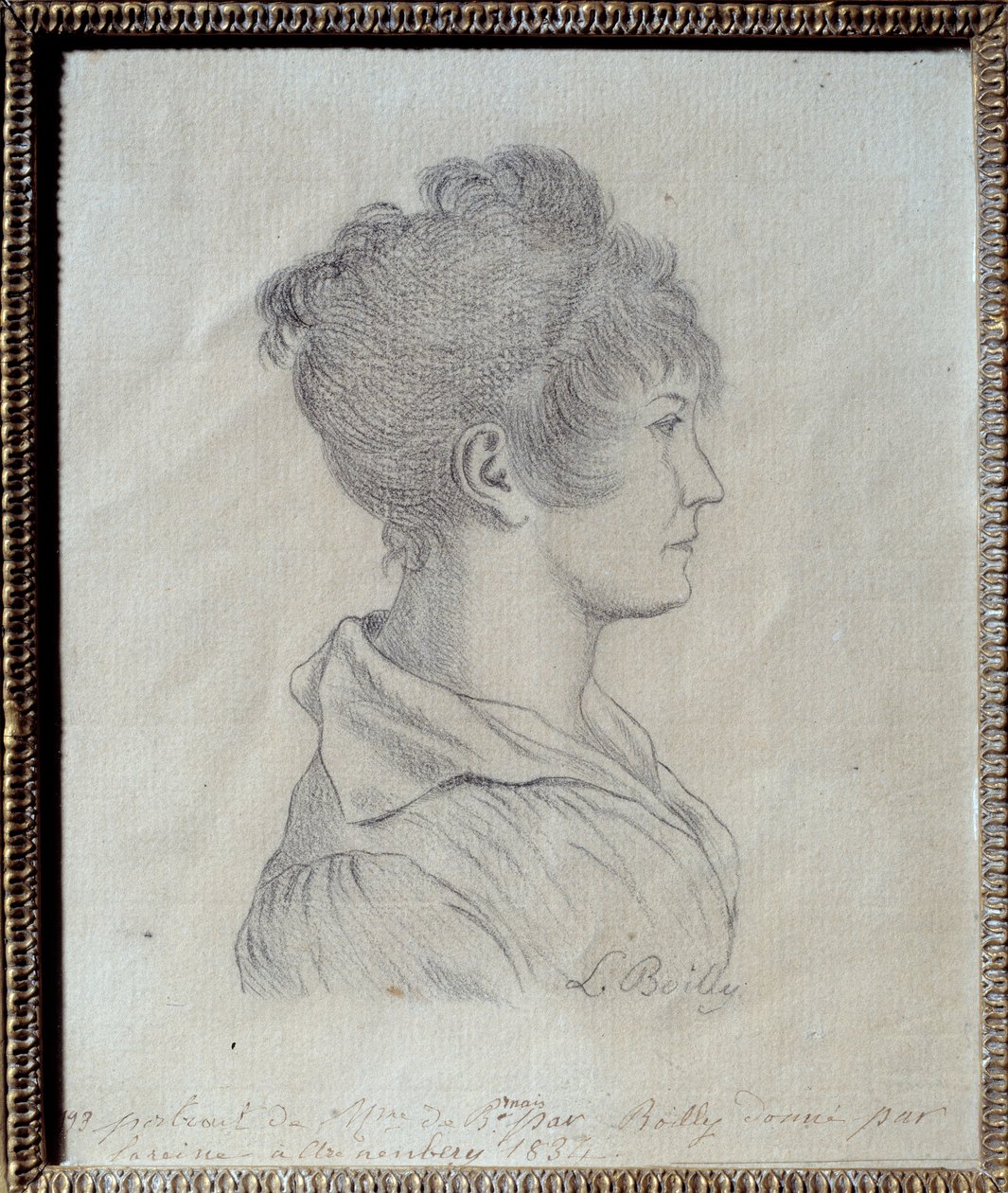 Profielportret van Josephine de Beauharnais (1763-1814) Tekening door Louis Leopold Boilly (1761-1845) 1793 door Louis Leopold Boilly