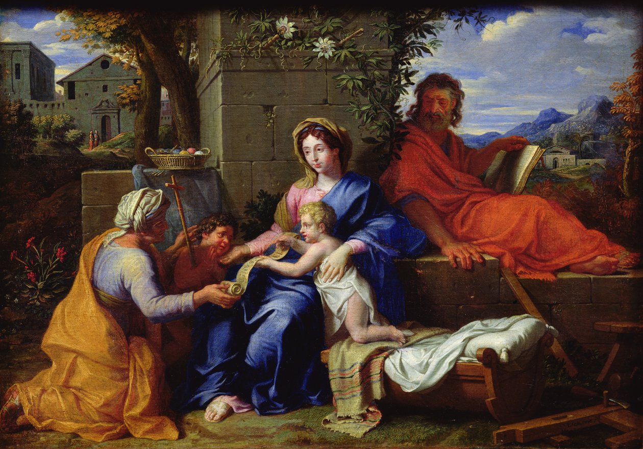 De Heilige Familie door Louis Licherie de Beuron