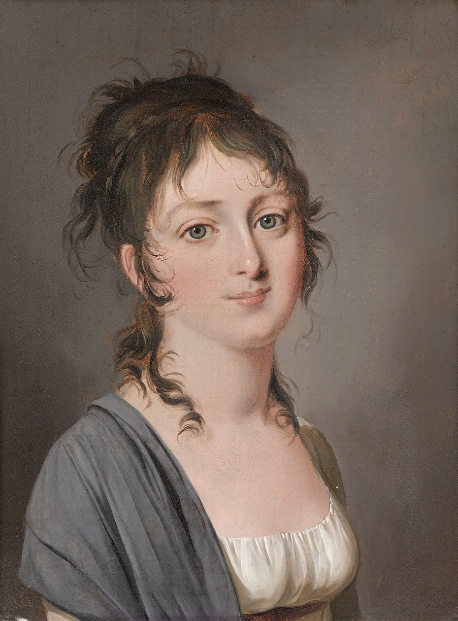 Louis-Léopold Boilly - Portret van gravin François de Sainte-Aldegonden door Louis Leopold Boilly