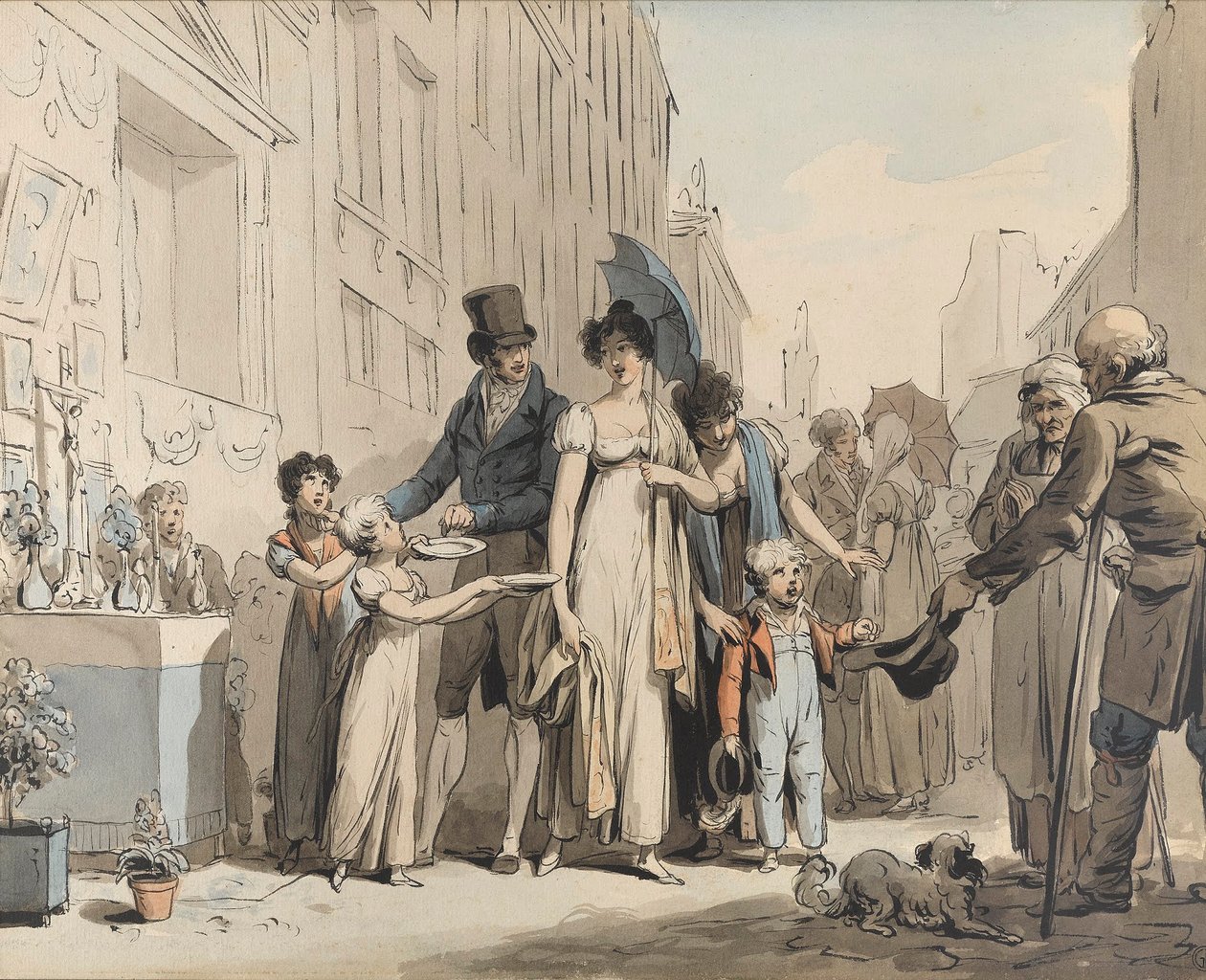 Louis-Léopold Boilly - De kleine kapel door Louis Leopold Boilly