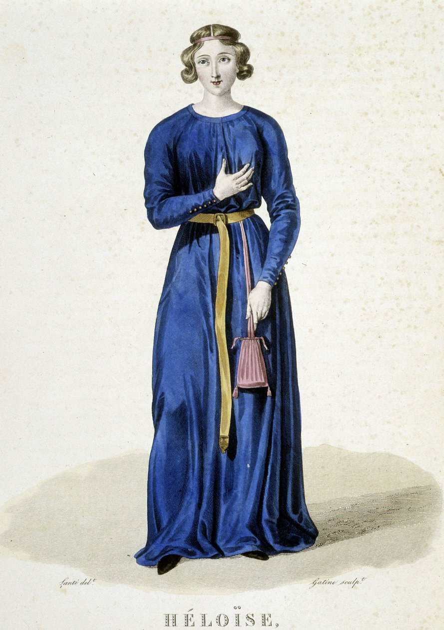 Héloise - in Galerie francaise des femmes célèbres door Louis Marie Lante