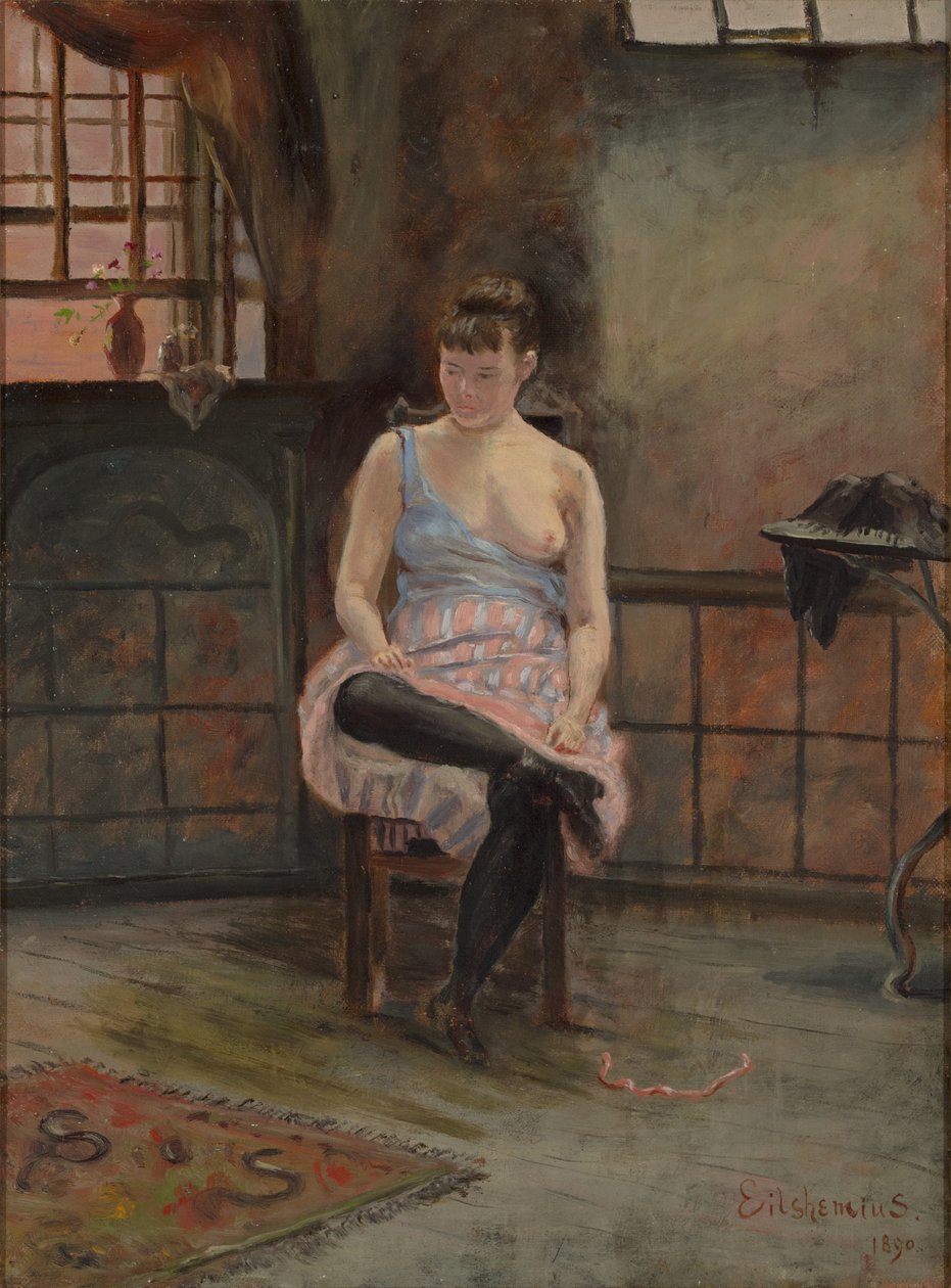 Figuur Zittend door Louis Michel Eilshemius