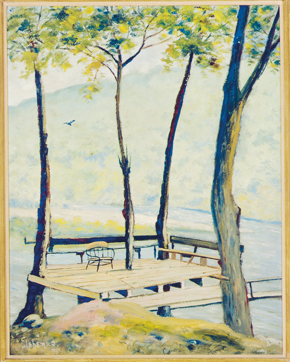 Landing door Louis Michel Eilshemius