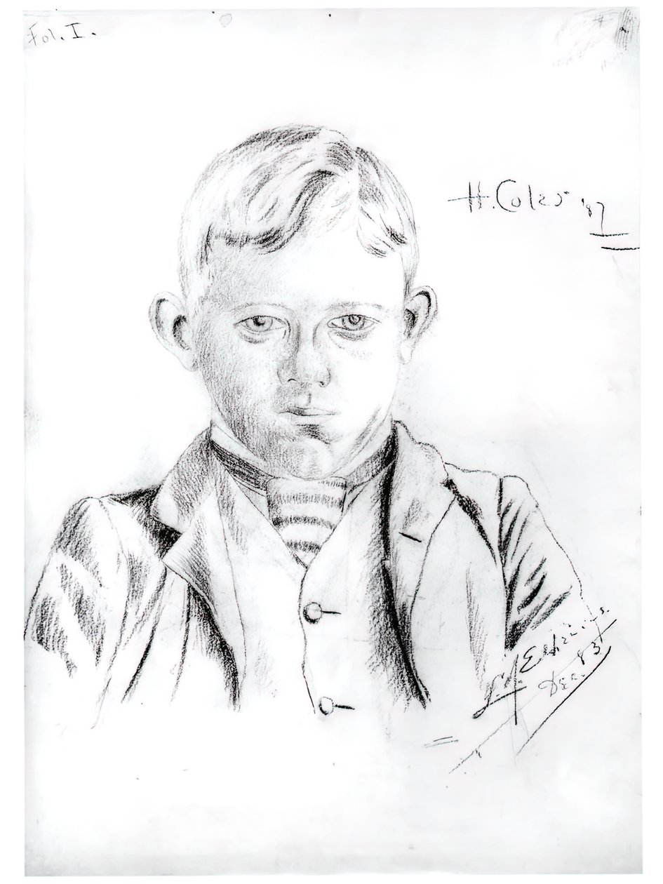 Portret van Howard L. Coles door Louis Michel Eilshemius