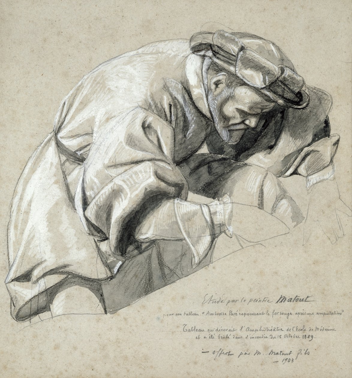 Studie van Ambroise Pare (c.1510-90) de 