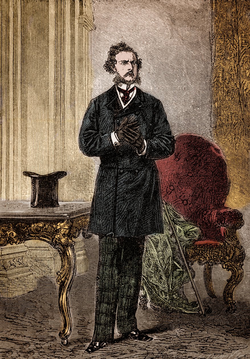 Portret van Phileas Fogg, personage uit 