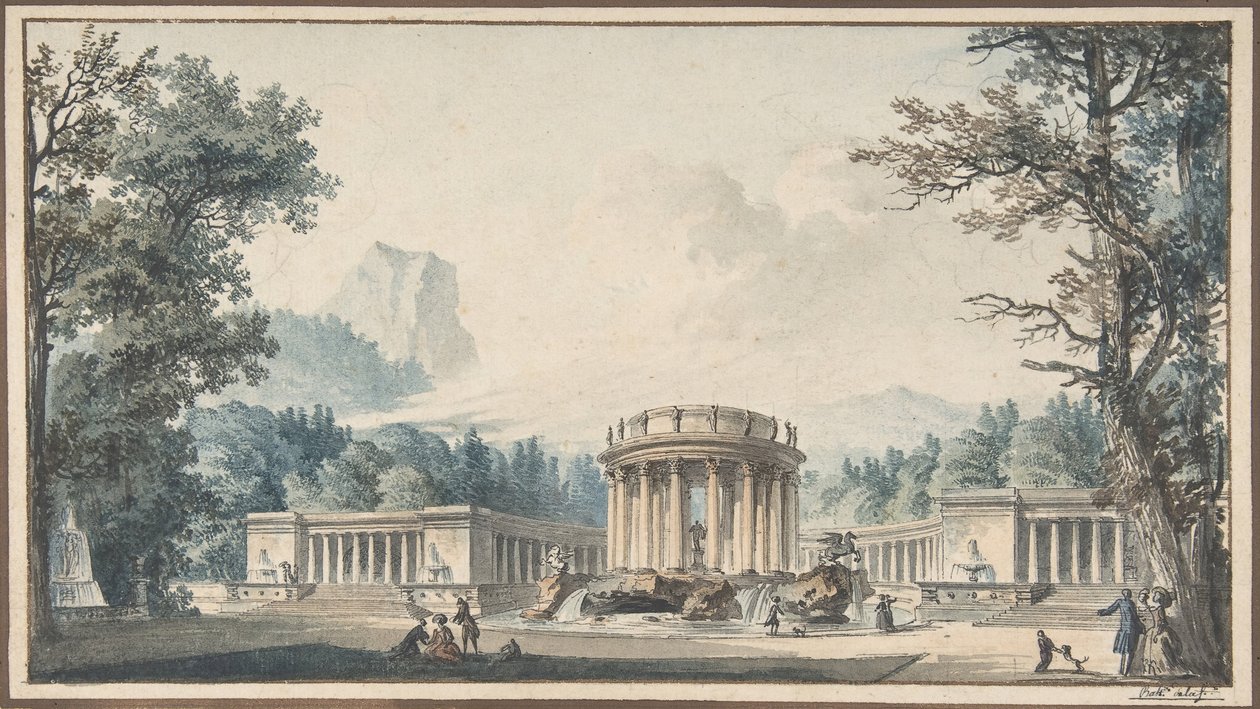 Project voor een Feestdecor, n.d. door Louis Pierre Baltard