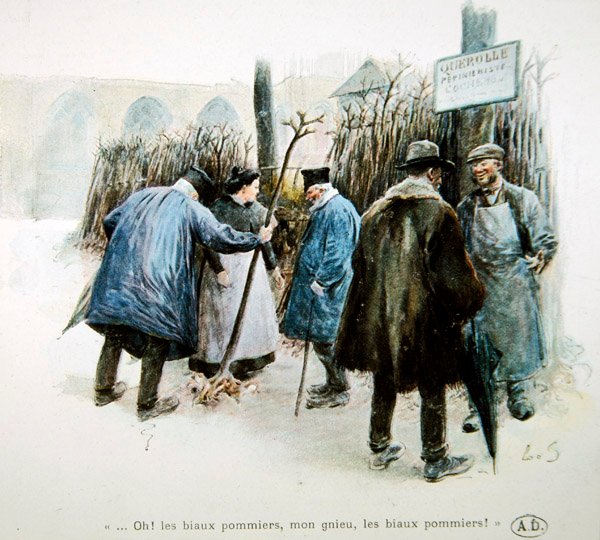 Kwekers en kwekerijen prijzen de prachtige appelbomen van Normandië door Louis Remy Sabattier
