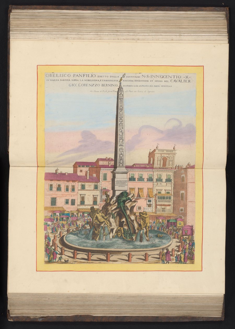 Vierstromenfontein te Rome door Louis Rouhier