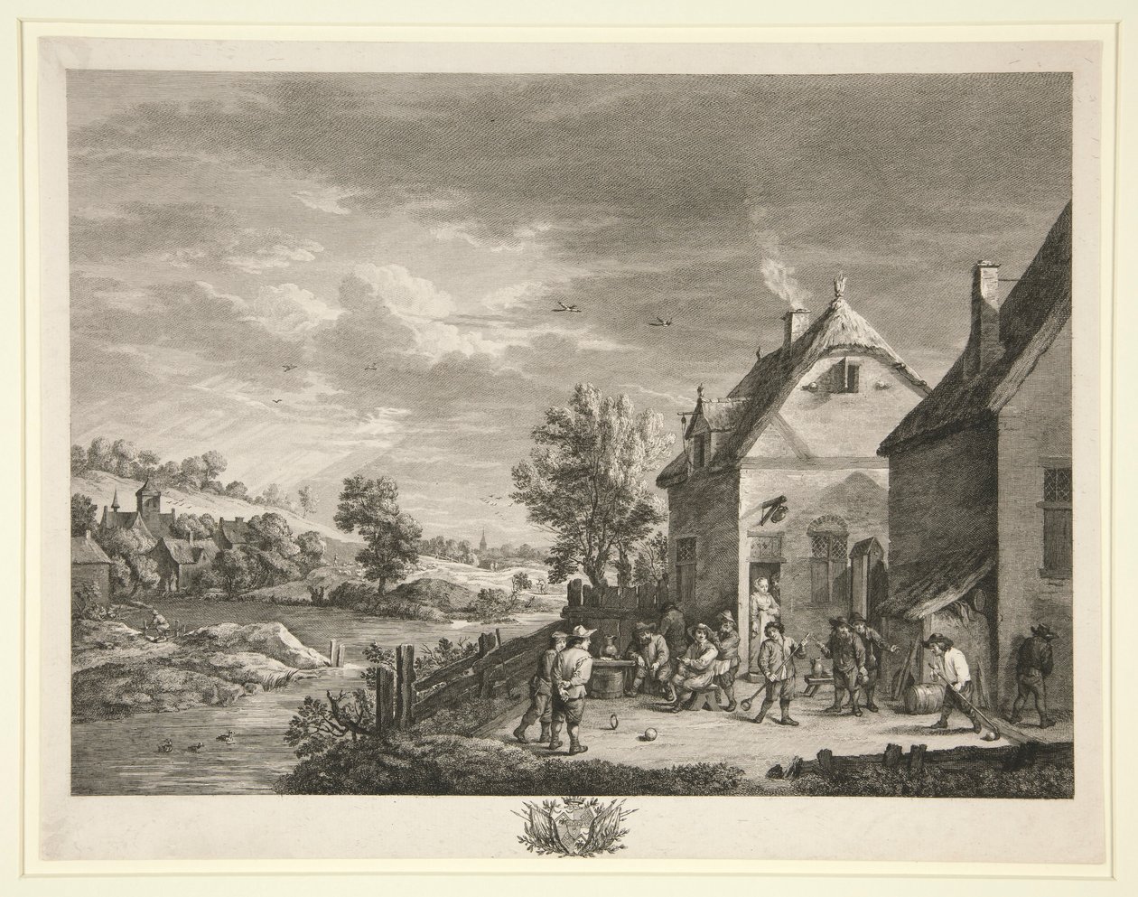 Spel van kegels door Louis Surugue