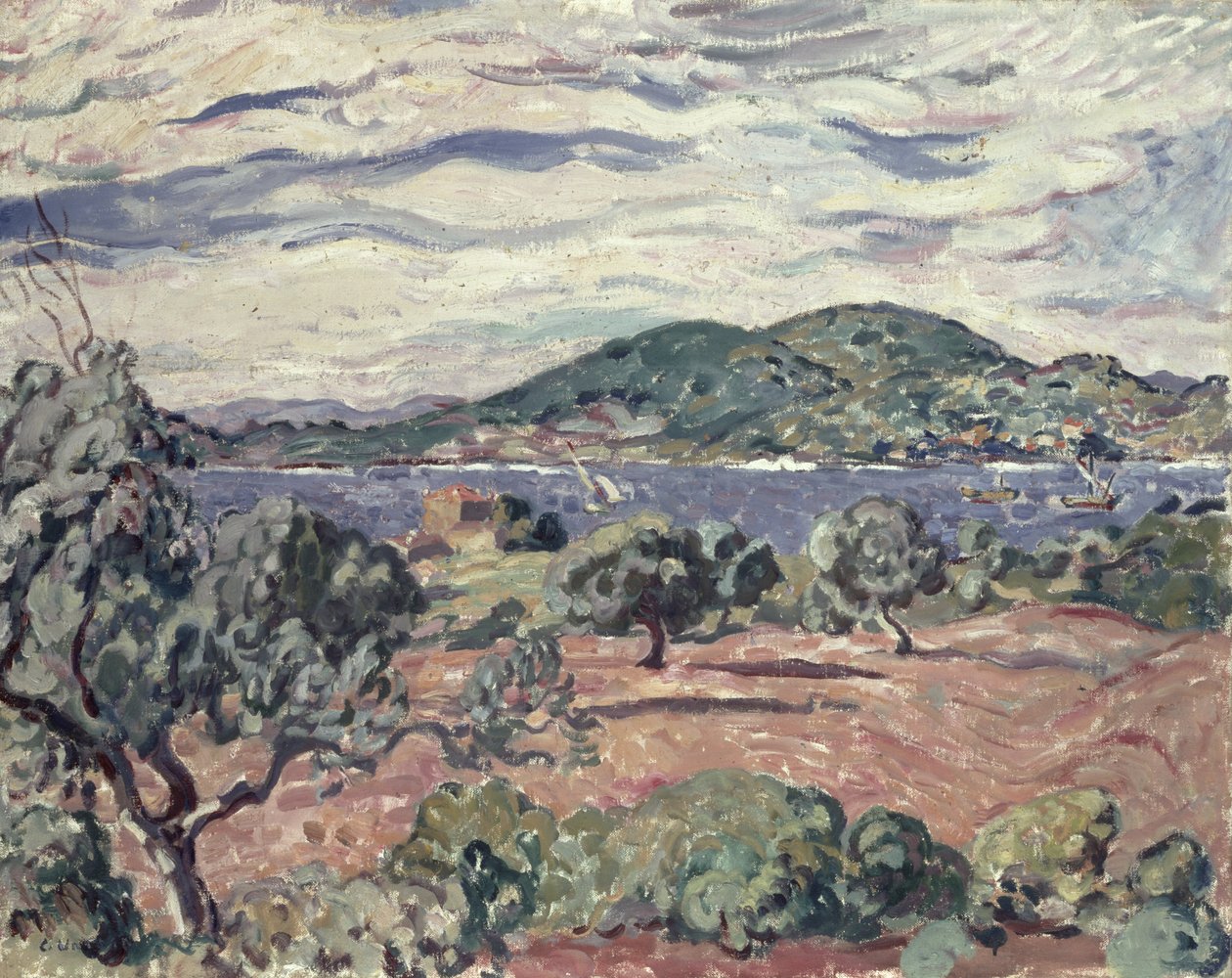 Baai van Antheor, c.1906-07 door Louis Valtat