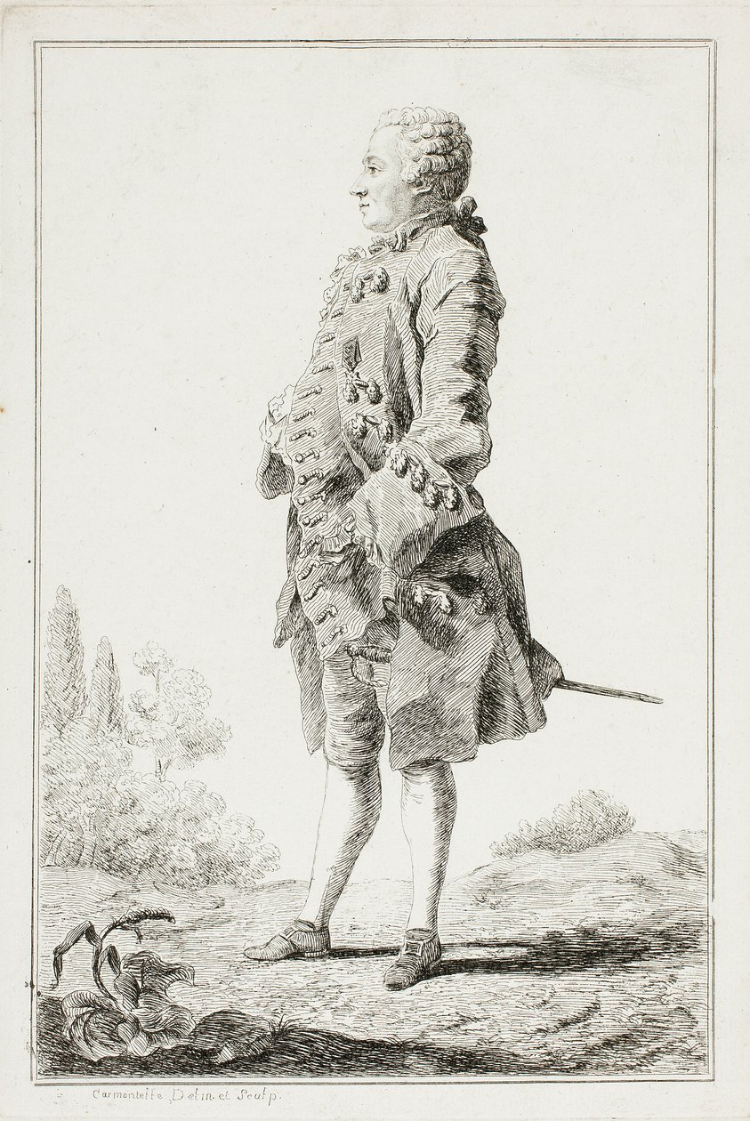 De baron van Besenval door Louis de Carmontelle