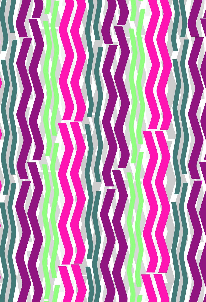 Zig Zag Strepen door Louisa Hereford