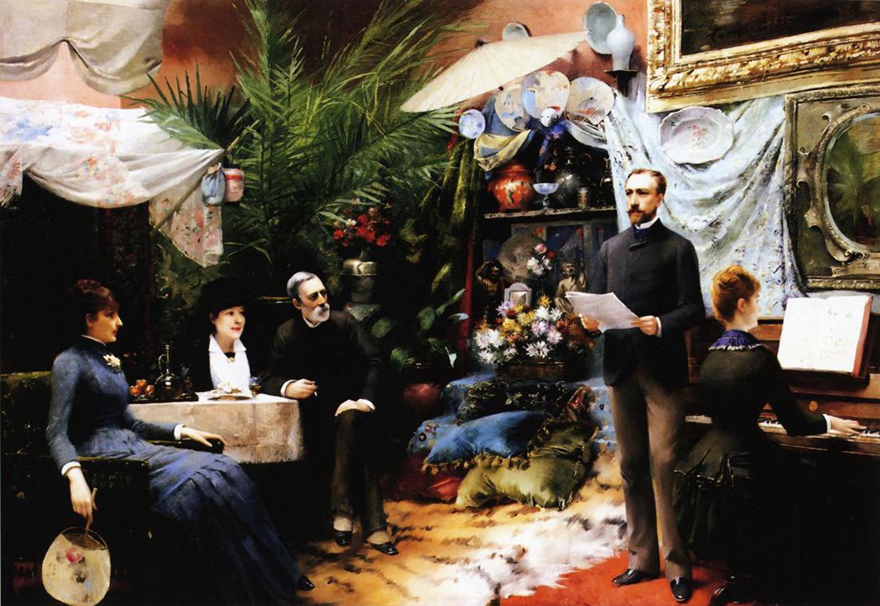 Een middaglied, 1885 door Louise Abbéma