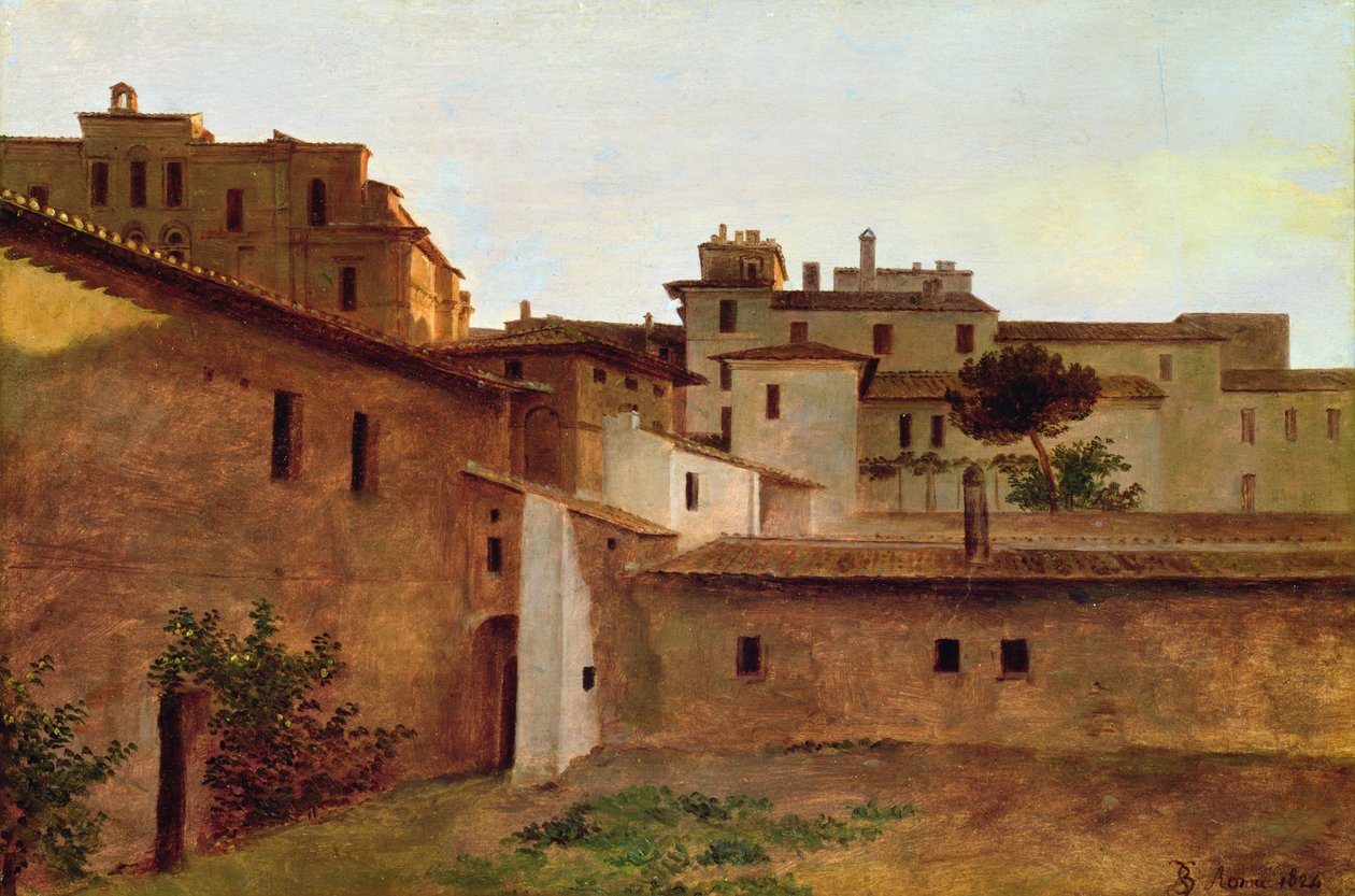 Daken in Rome, 1824 door Louise Josephine Sarazin de Belmont
