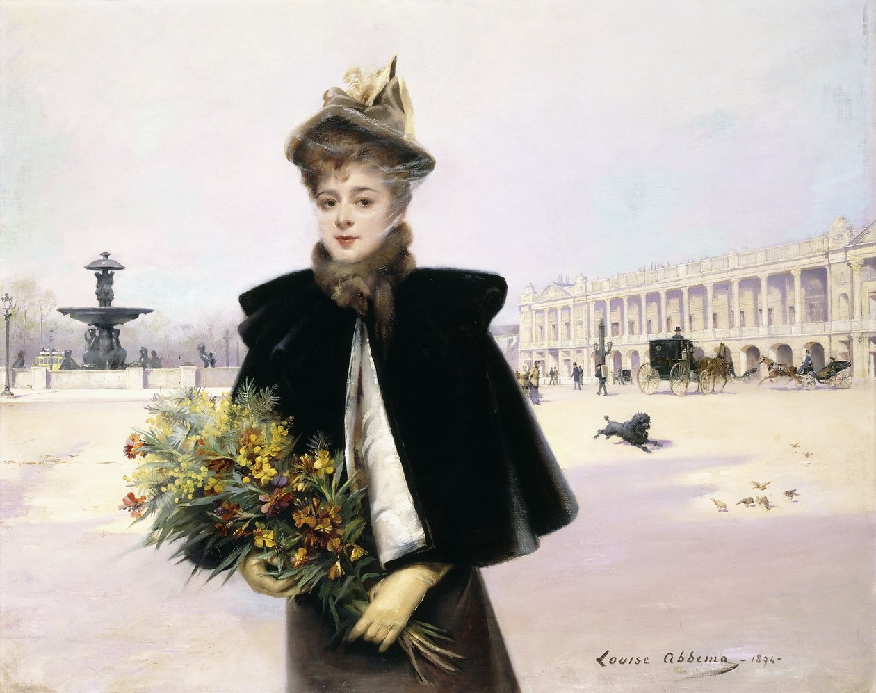 April Ochtend, 1894 door Louise Abbéma
