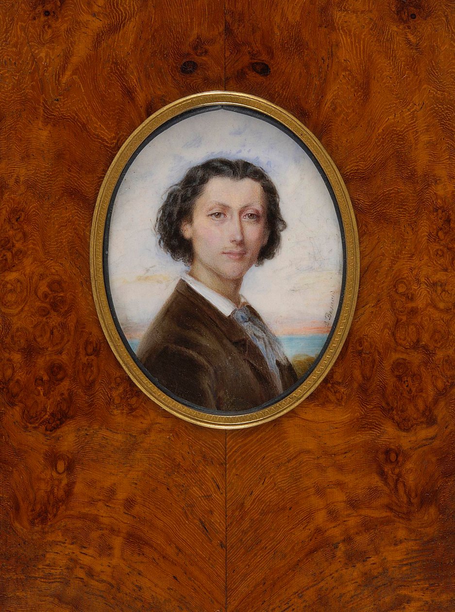 Portret van de componist Franz Liszt 1811-1886, 1836 door Louise Besnard née Vaillant