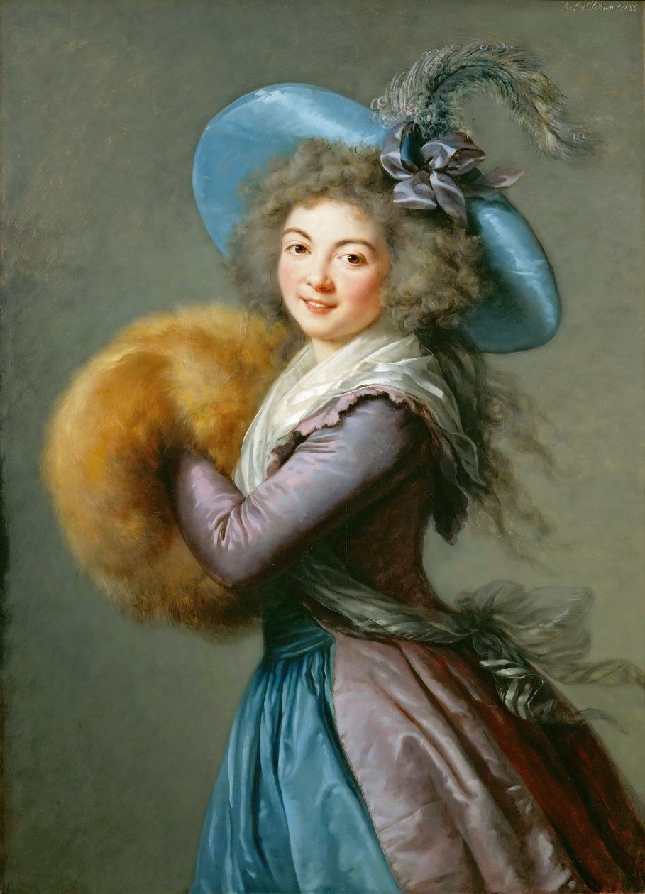 Portret van Madame Molé-Raymond door Elisabeth Louise Vigee Lebrun