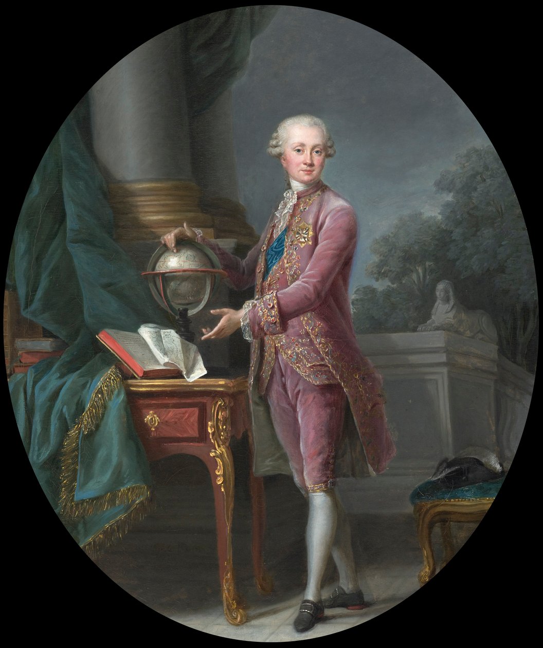 Portret van Prins Karl Heinrich von Nassau-Siegen 1743-1808 door Elisabeth Louise Vigee Lebrun
