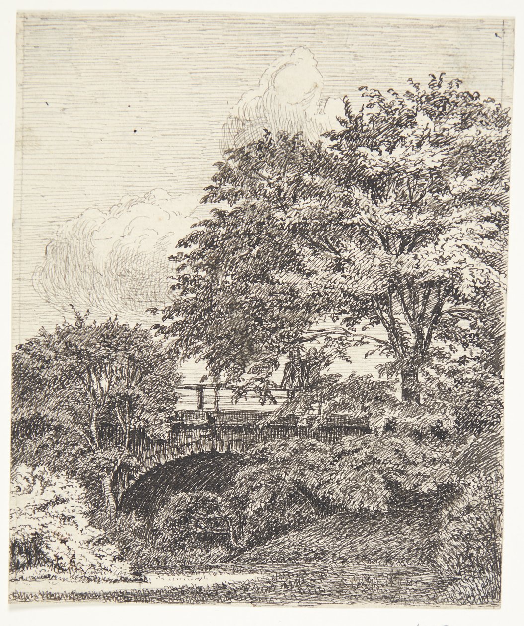Brug bij Hammershus door Louise Ravn Hansen