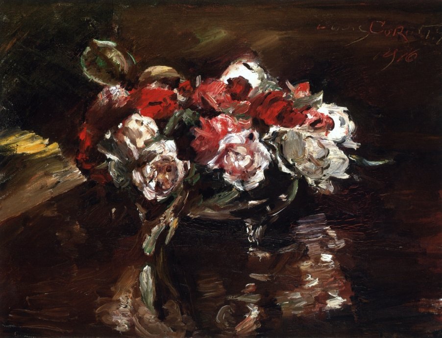 Bloemenstilleven door Lovis Corinth