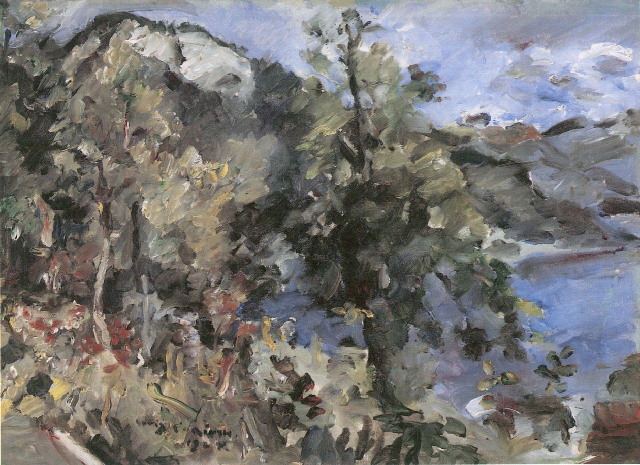 De Jochberg aan de Walchensee door Lovis Corinth