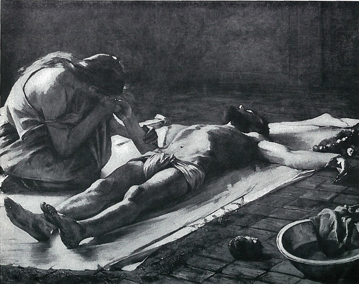 Pieta door Lovis Corinth