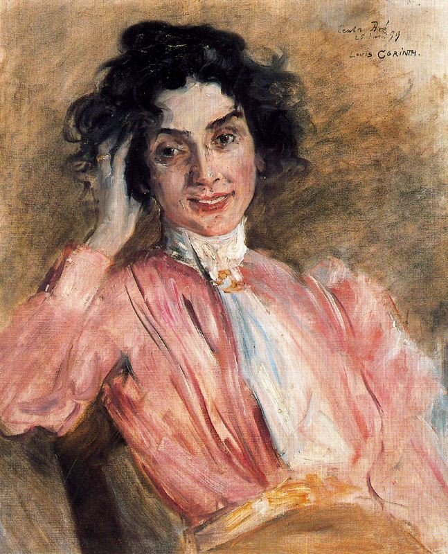 Portret van Centa Bren door Lovis Corinth