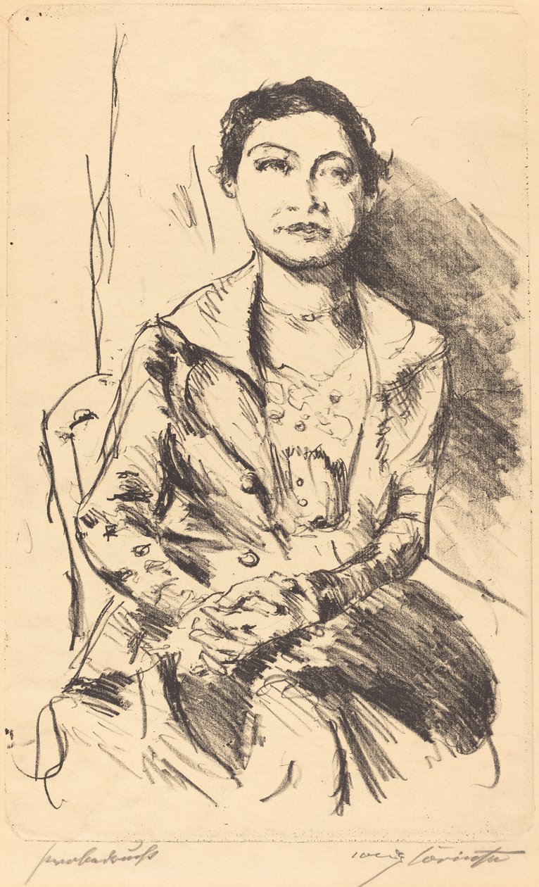 Anneliese Halbe door Lovis Corinth