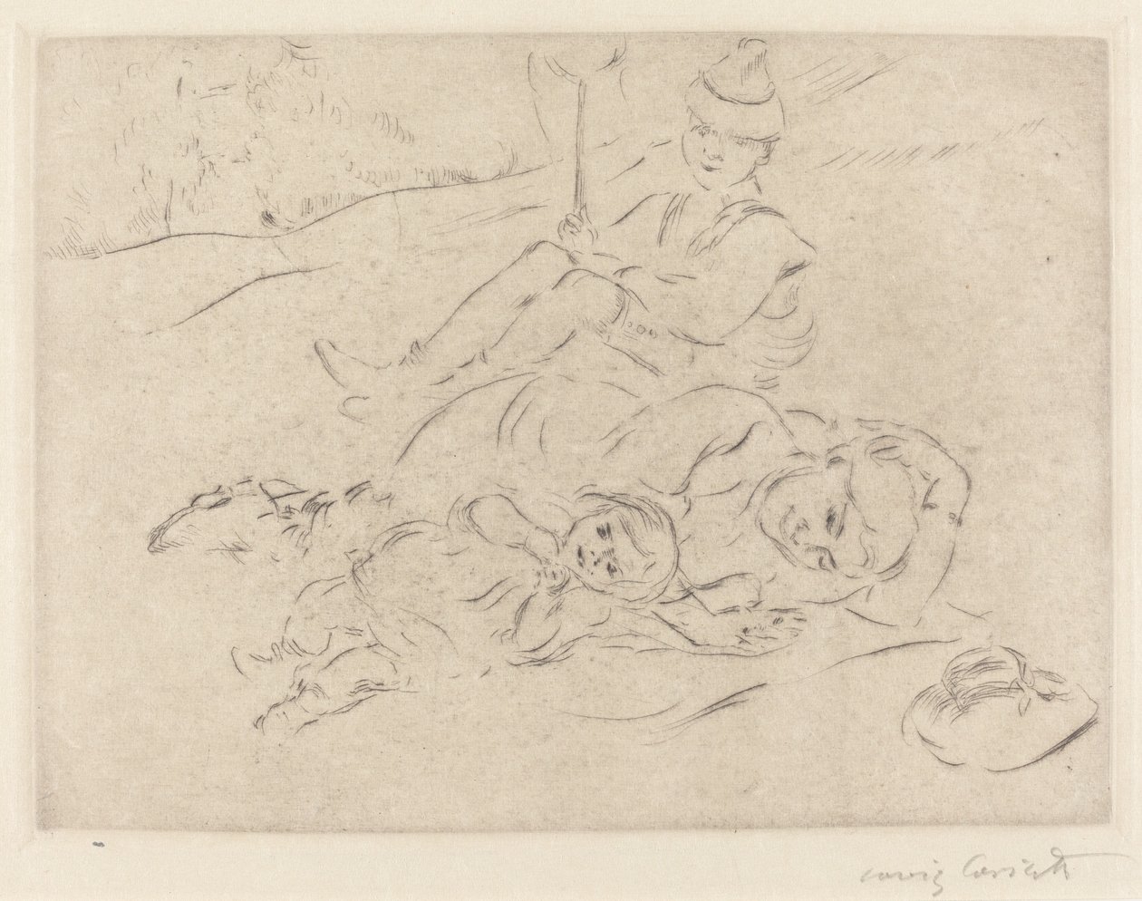 Op het Platteland door Lovis Corinth