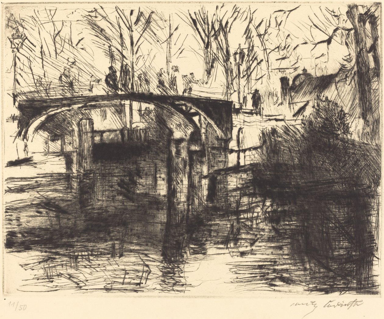Aus dem Tiergarten, 1920 door Lovis Corinth