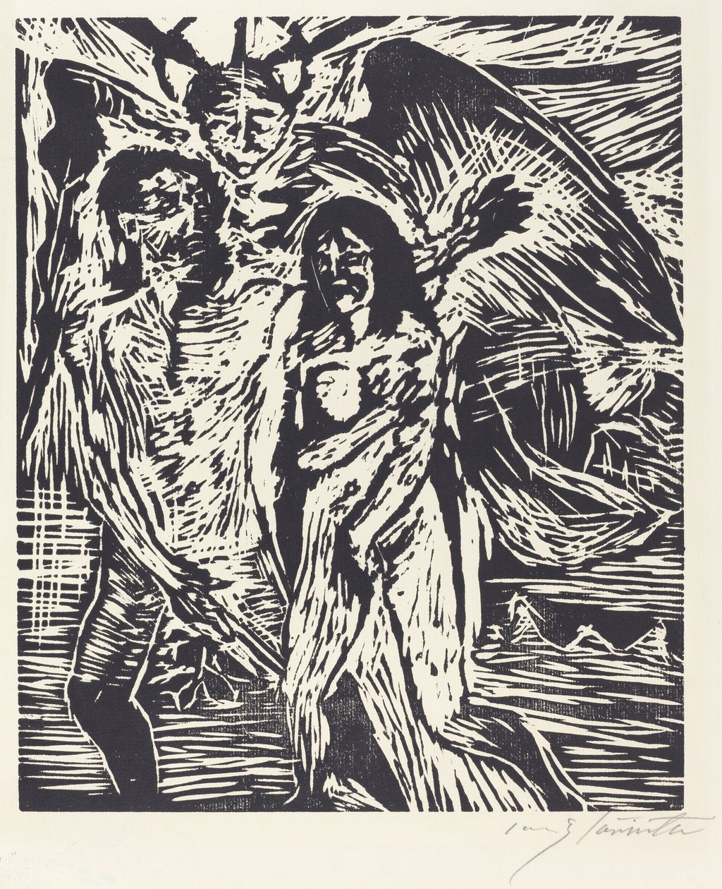 Verdrijving uit het Paradijs door Lovis Corinth