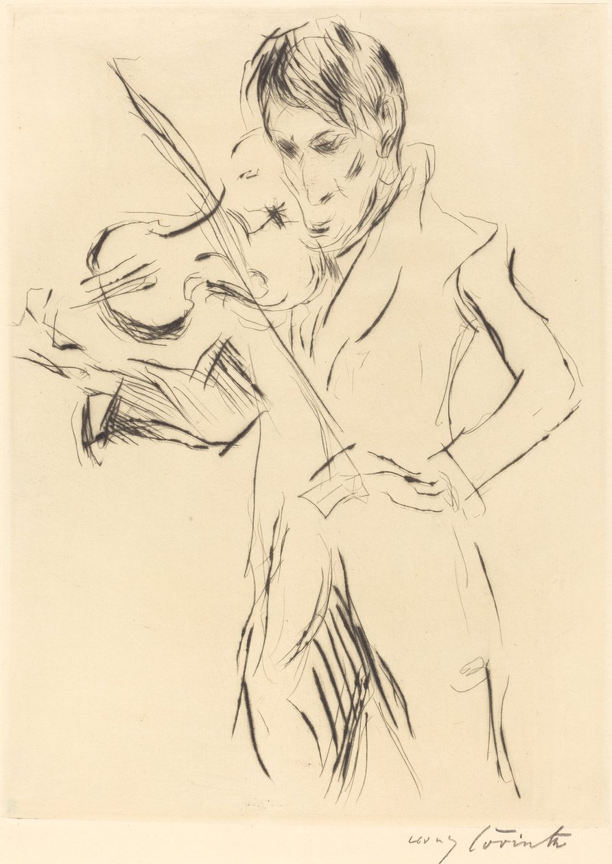 Portret van Andreas Weissgaerber, 1919 door Lovis Corinth