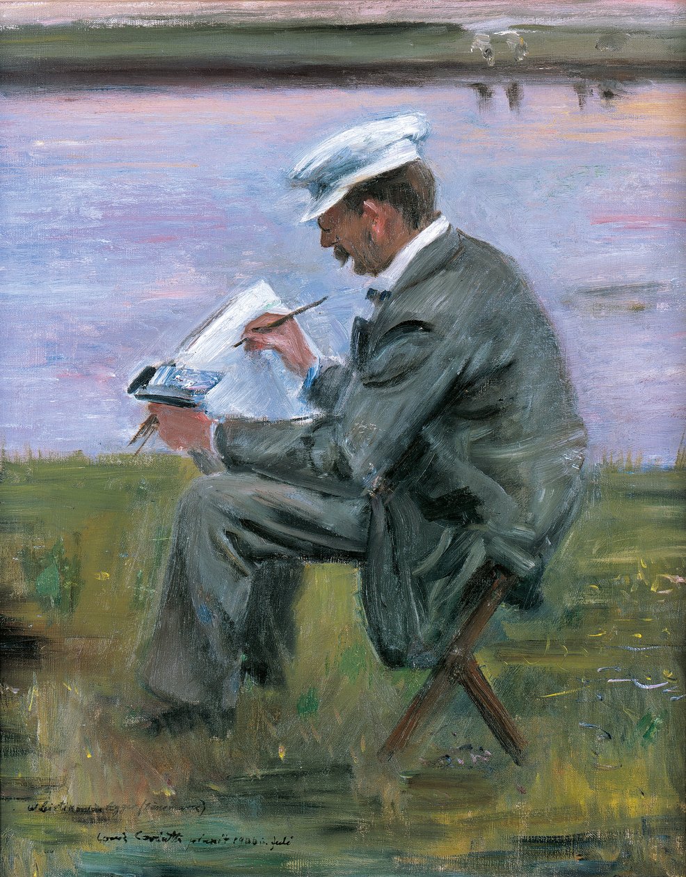 De schilder Leistikow door Lovis Corinth
