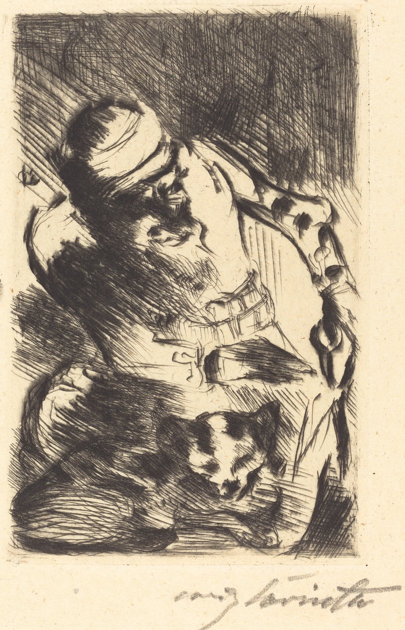 De Kat van de Profeet, 1919 door Lovis Corinth