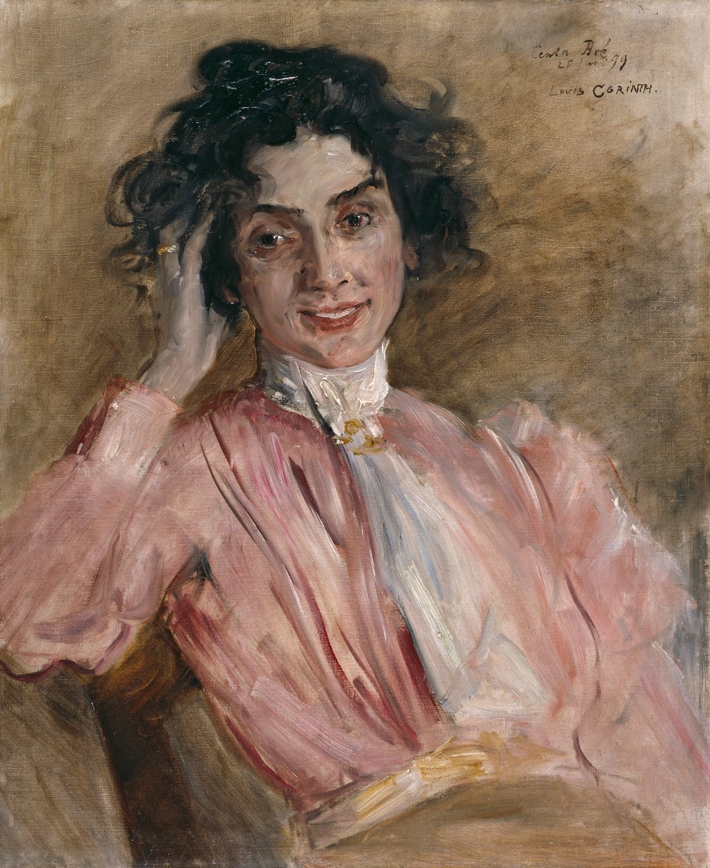 De actrice Centa Bré door Lovis Corinth