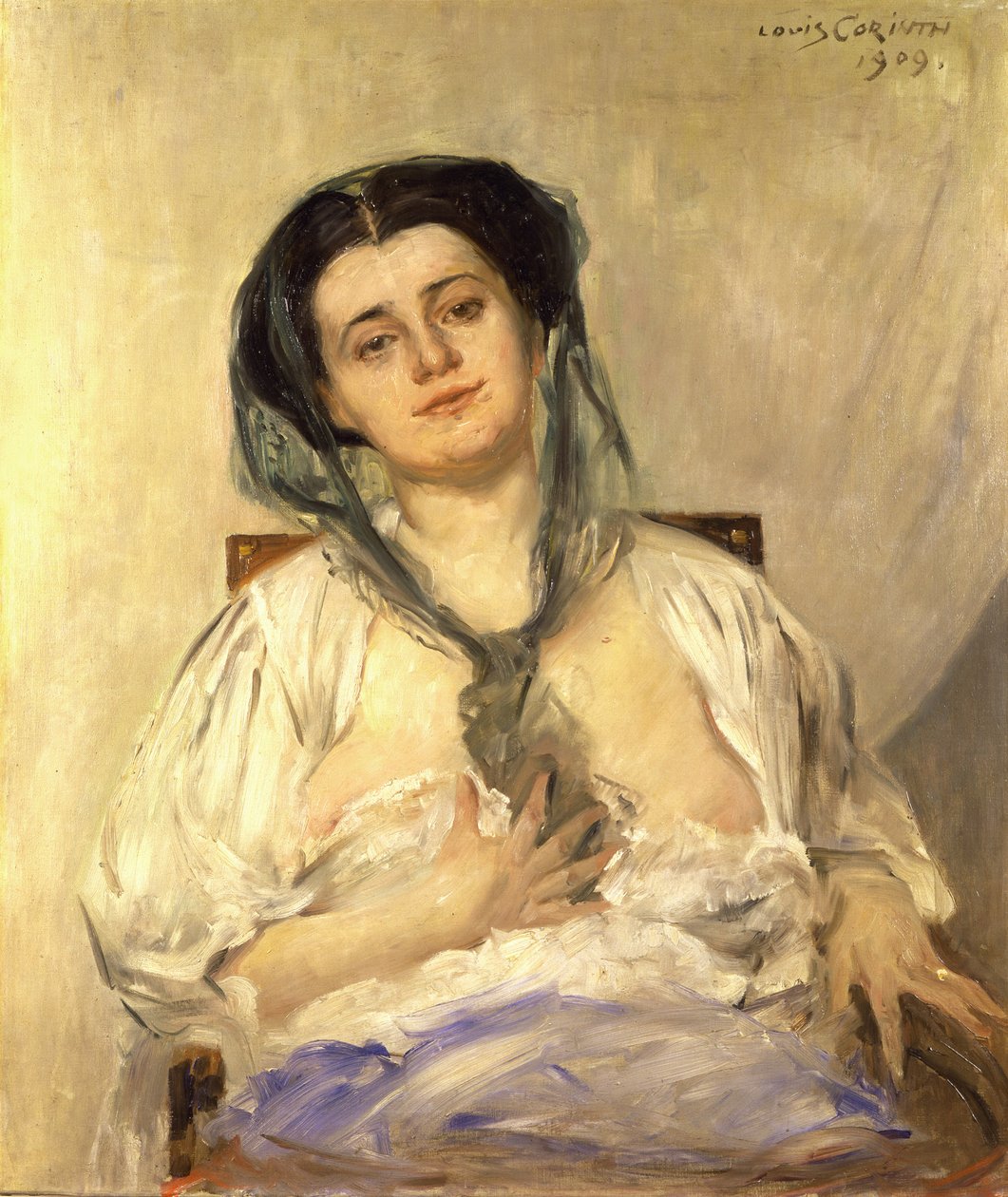 Zwangere vrouw door Lovis Corinth