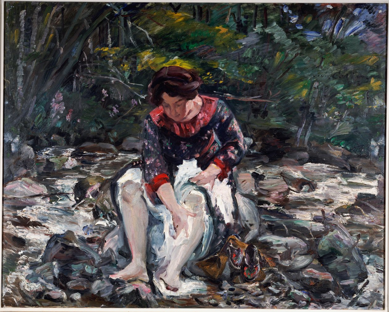 Meisje in de Beek, 1913 door Lovis Corinth