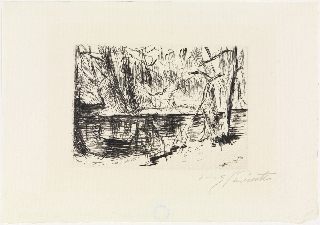 In het Tiergarten door Lovis Corinth