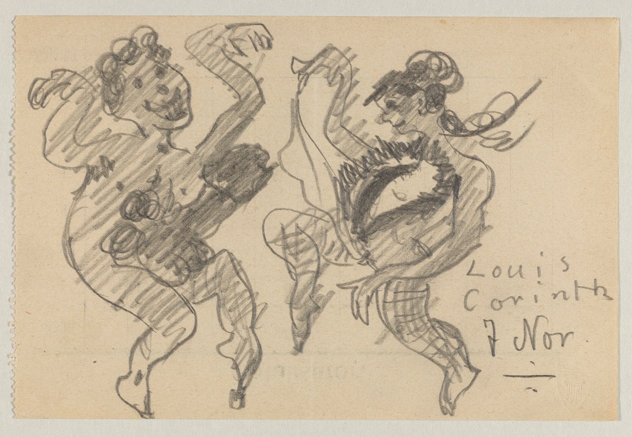 Lovis Corinth aan Carl Strathmann door Lovis Corinth