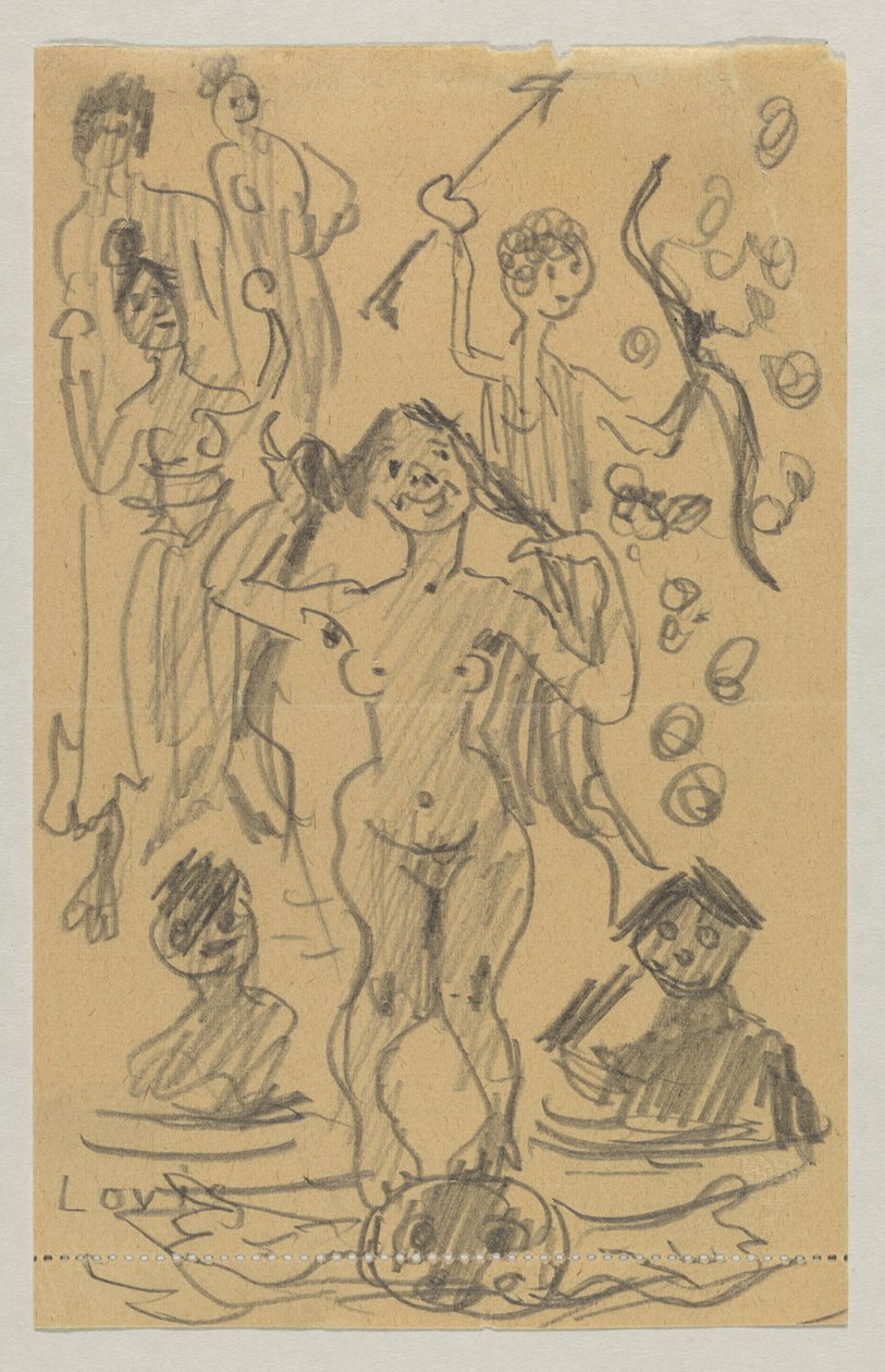 Lovis Corinth aan Carl Strathmann door Lovis Corinth