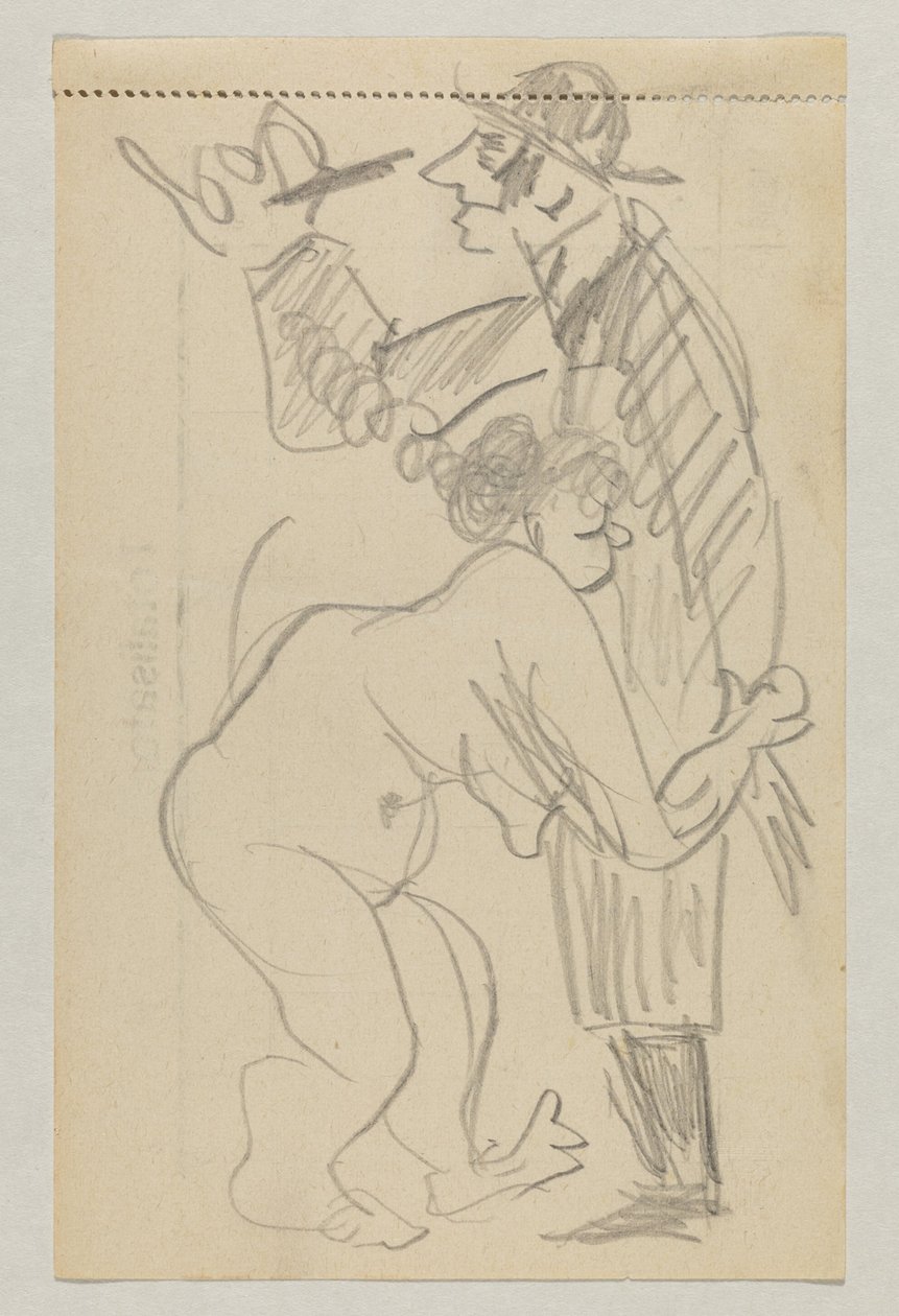 Lovis Corinth aan Carl Strathmann door Lovis Corinth